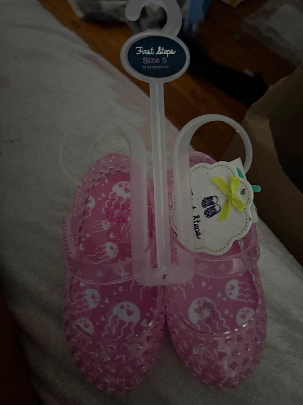 First Steps Pink Jelly Water Shoes for Kids